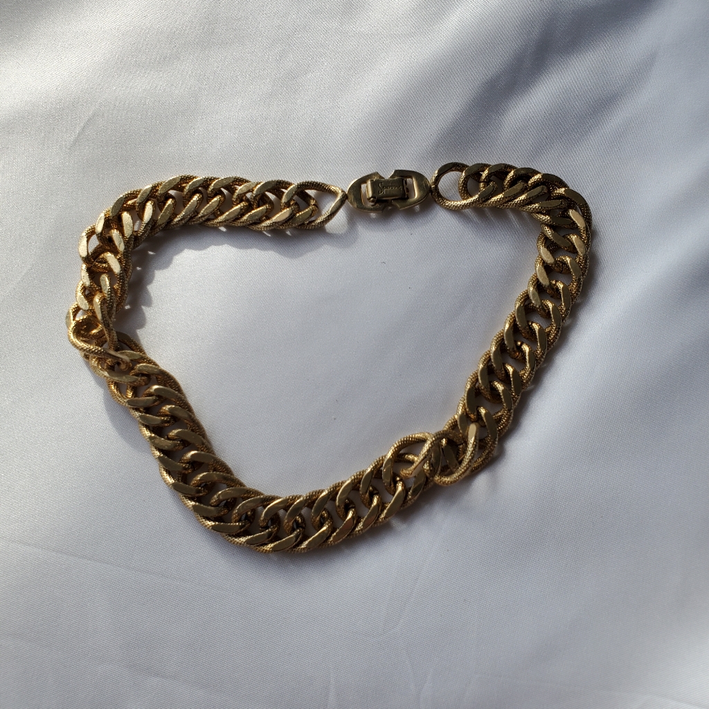 Vintage Sperry Goldtone Choker Necklace